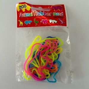 🦋 5/$25 - Y2K Zoo Animal Rubber Bands Bracelets from the 2000’s Silly Bandz